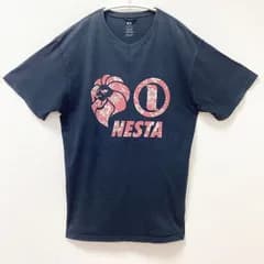 古着　NESTA　ネスタ　NESTABRAND　ネスタブランド　レゲエ・インスピレーション　半袖Tシャツ　ユニセックス　2Lサイズ　クルーネック　コットン　ブラック　黒　ストリートウェアブランド