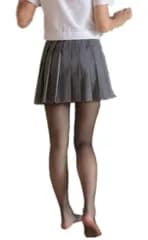 ★Mimomomm 女装対策 大きいサイズ ストッキング 長い 15D 身長190CMまで対応 オーダーサイズ コスプレ セクシー 男性 女性 女子高生 学生 レディース メンズ 学園祭 ハロウィン パーティ 春 秋 夏 変装 コスチューム  (ブラック)