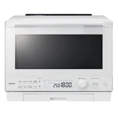 【新品】東芝 30L 過熱水蒸気オーブンレンジ 石窯ドーム スタンダードモデル ER-D100A-W グランホワイト ワイド＆フラット庫内 上下ヒーター式 ノンフライ調理 グリル調理 発酵 レンジ最高出力1000W コンビニ弁当