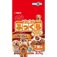 サンライズ ゴン太のふっくらソフト 7歳以上用 2.7kg 犬用フード （1点）