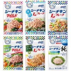 はごろもフーズ シーチキンSmile 50g パウチタイプ 6種 アソート セット かつお まぐろ 非常食 防災食 各1個