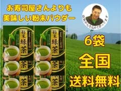 全国 送料無料 健康 水出しお湯出し兼用 本格水出し作れます　お手軽　簡単　国産(九州産)緑茶粉末パウダー 30ｇ入り 3袋セット