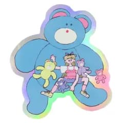 【メール便】あきらんど ステッカー CREATORS CIRCUS クリエイターズサーカス クマさんいっぱい フロンティア 耐水 耐光 デコシール スマホステッカー グッズ 