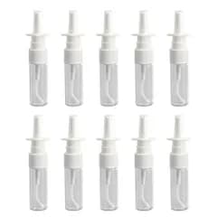 ZHEJIA 鼻スプレーボトル【10個セット】点鼻 スプレー ボトル 20ml 透明 空容器 スプレーボトル フォームポンプボトル 小分けボトル スプレー容器 漏れ防止 シャンプー 旅行用品