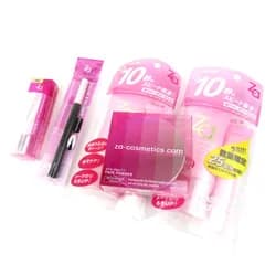 ジーエー アイライナー コンシーラー等 未使用有 5点セット まとめて 大量 コスメ パフ無 レディース ZA 【中古】