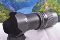 Canon EF 75-300mm F4-5.6  望遠ズームレンズ フード付 キャップ付 女性 初心者向け ISO活用で手ブレ防止