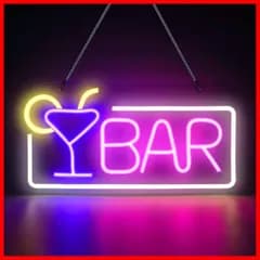 【★人気商品★】バーネオンサイン BARネオンライトサイン USBパワードデコラティブバーオープンサインホームバー ストア パーティーデコレーション