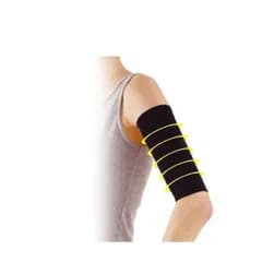 二の腕 シェイプ ダイエット 薄型 ダイエット サポーター 補正下着 シェイパー 黒黒P_0