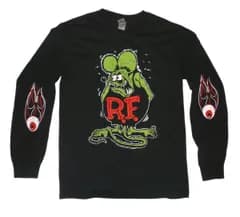 ラット フィンク 長袖 Tシャツ RAT FINK Standing Rats - Eye Ball US正規品 ロンT