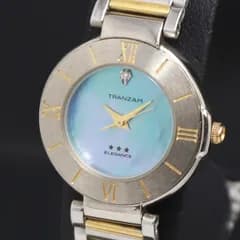 QZ 石付 TRANZAM エレガンス 1110-L シェル文字盤 レディース腕時計 2000000 NSK KRK