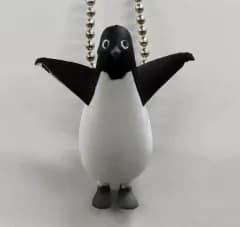 【中古】雑貨 ペンギン(モノトーン) 最新ナムコ超殿堂コレクションA キーホルダー 「アルペンサーファー」