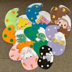 まあるいたまごペープサート8点