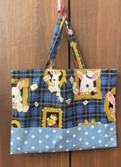 アリス風ウサギ柄☆レッスンバッグ☆