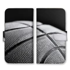 Galaxy S25 SC-51F  ケース 手帳型 ギャラクシー S25  スマホケース 携帯ケース バスケットボール スポーツ 球技 部活 ダンク かっこいい おしゃれ モノクロ写真 白黒写真 カラー02