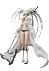 【中古】リアルアクションヒーローズ No.572 RAH ブラック★ロックシューター ホワイトエディション