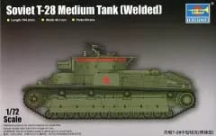 【中古】プラモデル 1/72 ソビエト軍 T-28多砲塔戦車 溶接仕様 [07150]