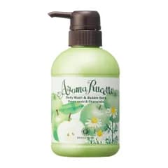 【人気商品】泡風呂 バスタイム ボディソープ 果実 350mL (青りんご＆カモミールの香り) ハーブ GA&CM ギフト ボディウォッシュ＆バブルバス アロマルセット 日本製 ハウスオブローゼ