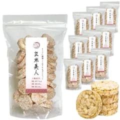 ＭｉＲｉｃｅ 玄米美人 ライスケーキ 無塩 玄米 おきかえ ダイエット おかゆ 雑炊 トースト 無添加 グルテンフリー (1袋40枚入) (g-bijin-10p) [g-bijin-10p]