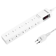 【Sale期限限定193円OFF】OAタップ 電源タップ コンセント×10口 ブレーカー付き 一括集中スイッチ テレワーク  コンセントタップ 延長コード アダプター対応 スイングプラグ 節電 ブラック