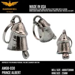 本物【MADE IN USA】ペニス チンコ お守り 魔除け バイカー GUARDIAN BELL 米国ガーディアンベル社 直輸入 本物 新品 説明書付き ガーディアンベル バイカーベル :AMGB-030