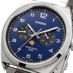 新品 未使用 時計 CASIO 腕時計 カシオ 時計 ウォッチ チープカシオ チプカシ ムーンフェイズ Moon phase アナログ メタルバンド ブラック メンズ MTP-M300D-2AV [並行輸入品]