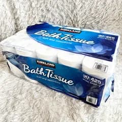 コストコ　トイレットペーパー　バスティッシュ　ダブル（2枚重ね）　30巻　Kirkland カークランド　トイレ用品　トイレ