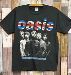 新品オアシス【Oasis】ユニオンジャック★ヨーロッパツアー★Tシャツ★Bunny