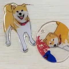【名入れOK】うちの子オーダーキーホルダー