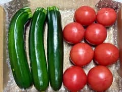 5月末終了【トマズニ】トマト＆規格外ズッキーニセット 匿名配送
