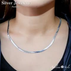 【スネークチェーン 幅3.5mm 色：シルバー】[Adelina Style] ネックレス チェーン 細め レディース スネークチェーン シルバー925 純銀 プレゼント