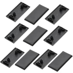 uxcell 10個セット 2040 Vスロット 4.2mm穴径 EU規格 アルミプロファイルエンドキャップ 20x40mm ABS アルミ押出しプラグ 3Dプリンター CNC用