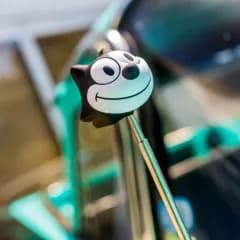 FELIX フィリックス アンテナトッパー スクイーズ ムーンアイズ アンテナボール アメリカン雑貨 ガレージ 車内アクセサリー インテリア レーシング