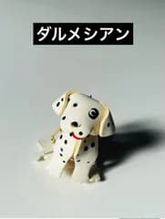 革キーホルダー　ダルメシアン