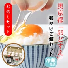 クール便【お試しセット】奥京都「卵どすえ」たまごかけご飯セット 【どすえ10個 京薬味 だし醤油】お試し TKG 美味しい 卵 たまご たまごかけごはん 卵かけごはん 卵かけご飯 朝ごはん 贈り物 ギフト 誕生日 高級卵かけご飯 父の日