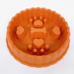 Ryohan 早食い防止 健康管理 ゆっくり食べる用  予防 フードボウル ペットフィーダー お手入れ簡単 フードボウル 滑り止め 猫 小型犬用
