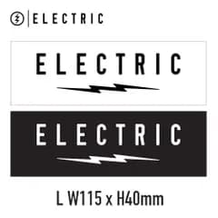 【SALE】ELECTRIC ステッカー UNDERVOLT LOGO Lサイズ