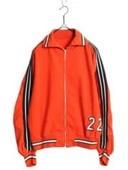 【お得なクーポン配布中!】 60s USA製 ローリングス トラック ジャケット メンズ M 程/ ヴィンテージ Rawlings ジャージ カレッジ フルジップ ブルゾン 襟付き タロン