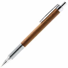 ラダイト 木軸シャープペンシル エバードロー EverDraw Wood Model 0.5 ウォールナット シルバー LDW-MP4WN-05