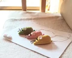 猫のおもちゃ❀鈴入り♫小さなネズミさん3匹セット