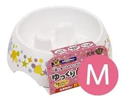 【新品・3営業日で発送】ドギーマン ゆっくりデコボコ食器M