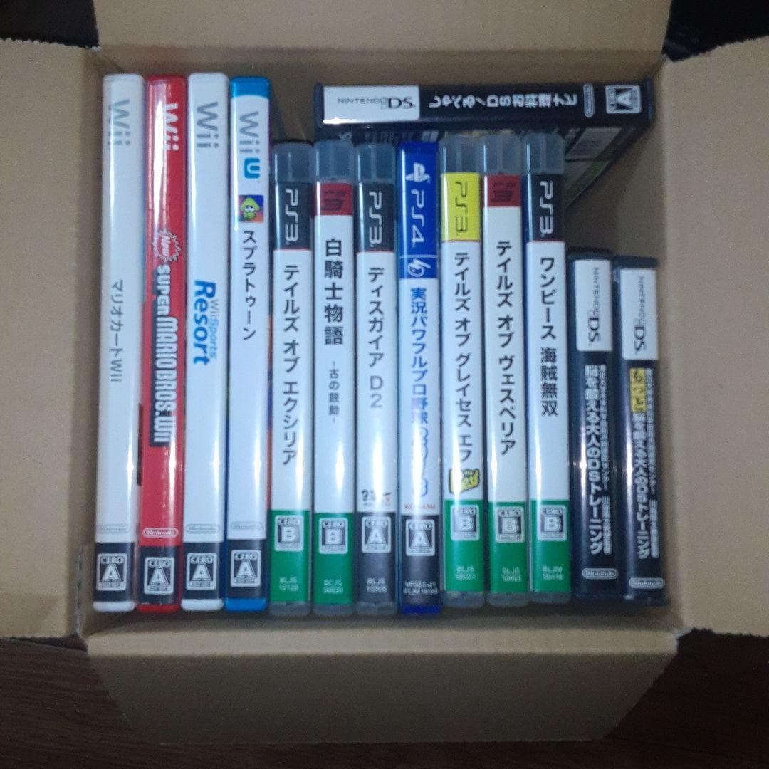 【動作確認済】PS3 Wii DS ゲームソフトまとめ売りD12 マリオカート Wiiスポーツ リゾート テイルズ オブ ヴェスペリア グレイセス エフ